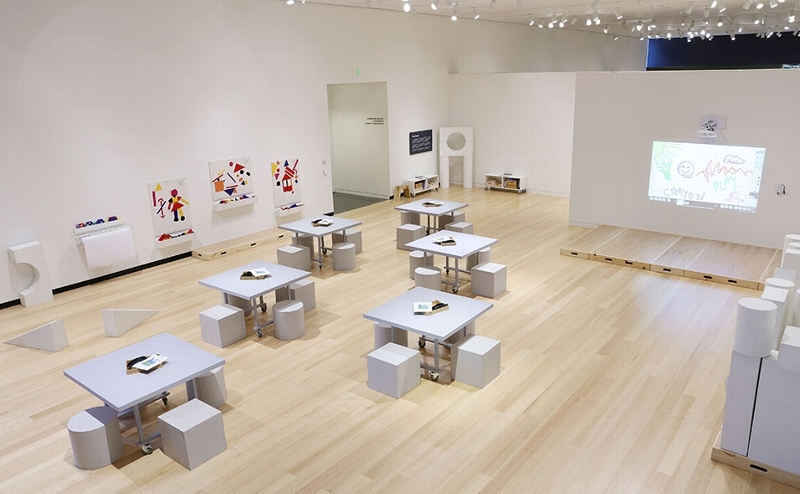 Installation views of Julia Jacquette: Unrequited and Acts of Play, Ruth and Elmer Wellin Museum of Art at Hamilton College (February 18 – July 2, 2017). Photos by John Bentham